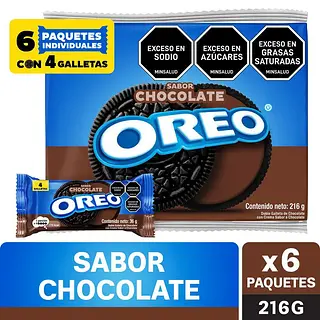 Galleta Oreo Chocolate 6*36g