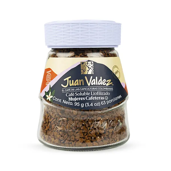 Cafe Juan Valdez Liofilizado Mujeres C. 95g