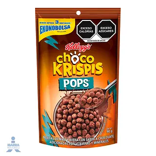 Cereal Kellogs Choco Krispis Pops Caja 180g