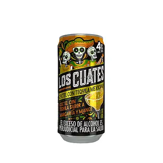 Coctel Los Cuates Margarita Y Mango 269ml
