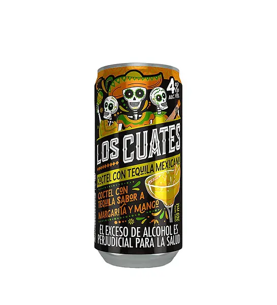 Coctel Los Cuates Margarita Y Mango 269ml