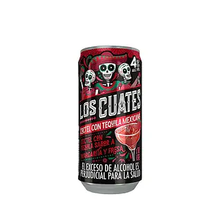 Coctel Los Cuates Margarita Y Fresa 269ml