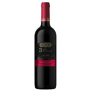 Vino Santa Rita Tres Medallas Cabernet Sauvignon 750ml