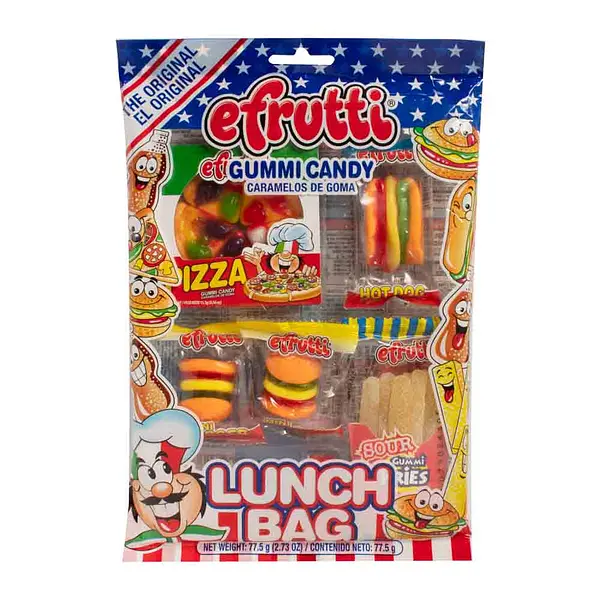 Gomas E.Frutti Lunch Sour 77.5g