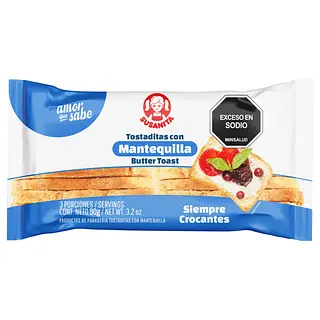 Tostada Susanita Mantequilla 90g