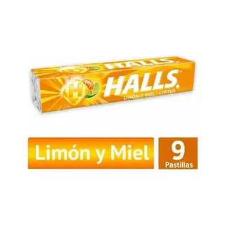 Halls Adams Tubo Honey Lemon 25.2g