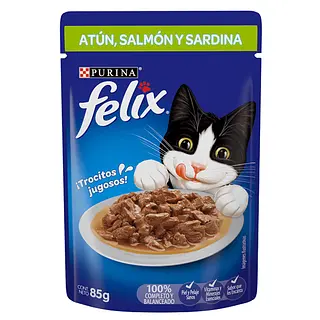 Alimento Humedo Felix M.S. 3 Proteinas 85g