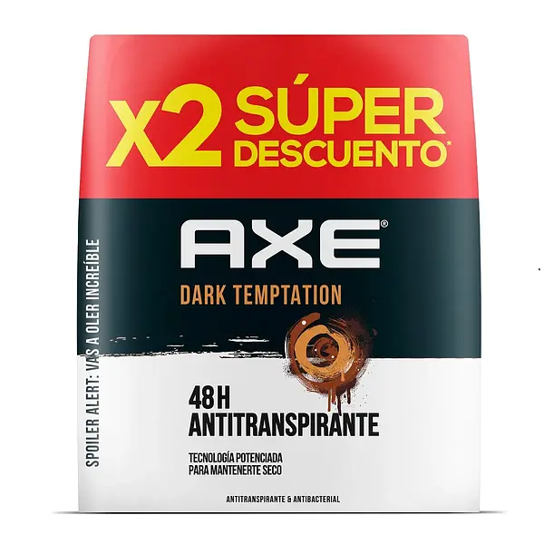 Desod Axe X 150ml X 2 Antitranspirante Dark Temptation
