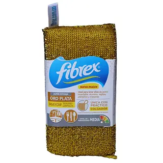 Esponja Oro Plata Fibrex Und