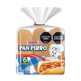 Pan Perro Bimbo 205g
