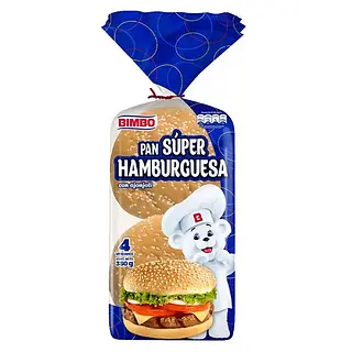 Pan Hamburguesa Bimbo Super 350gr