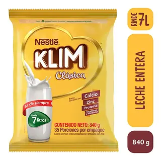 Leche Klim Instantanea Fortificada 840g