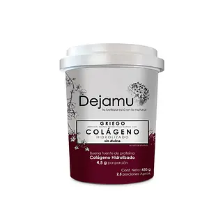Yogurt Griego Dejamu Con Colageno Natural 450g