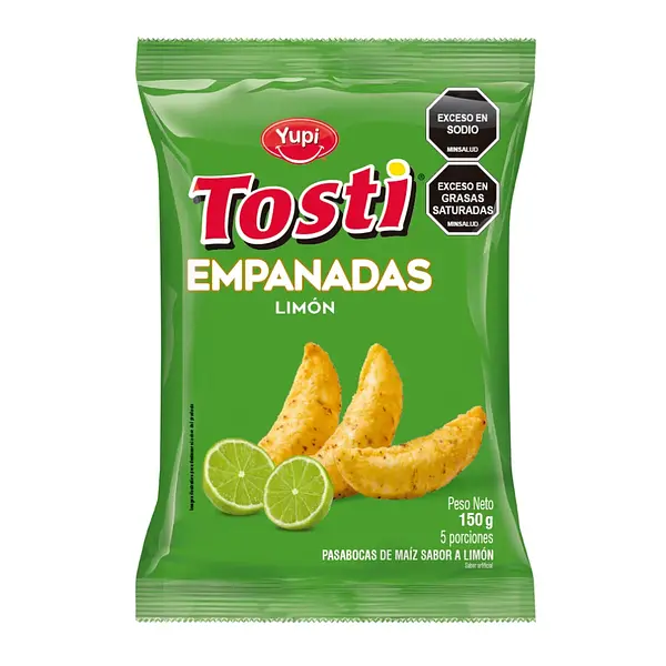 Tosti Empanadas Yupi Limon 150g