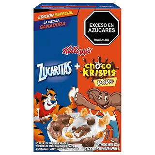 Cereal Kellogs Zucaritas Y Choco Krispis Pops 175gr
