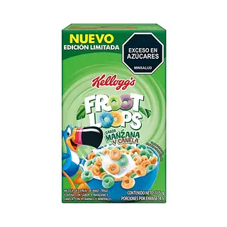 Cereal Kellogs Froot Loops Manzana Y Canela 135gr