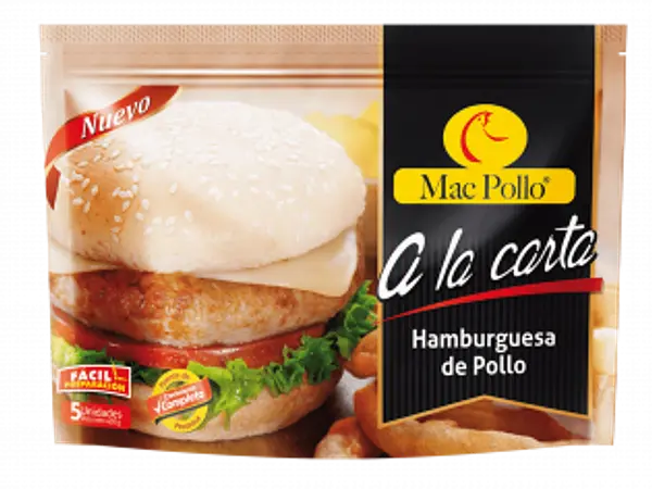 Hamburguesa X5 Unidades Mac Pollo