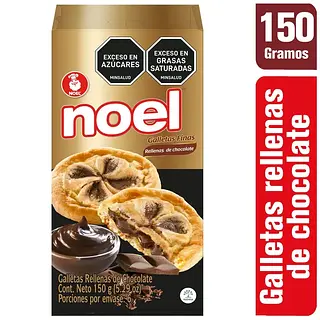 Galleta Noel Rellena De Chocolate 150gr