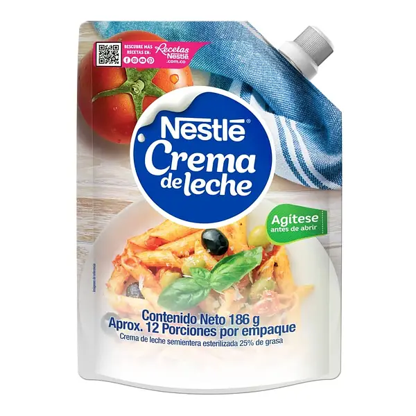 Nestle Crema De Leche 186gr Doypack
