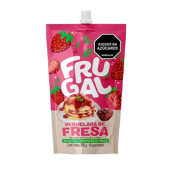 Mermelada Frugal Fresa Doypack 200g