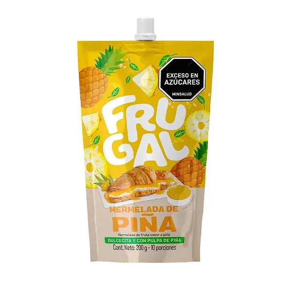 Mermelada Frugal Piña Doypack 200g
