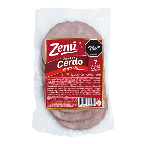 Pernil De Cerdo Fantasia Zenu 250g
