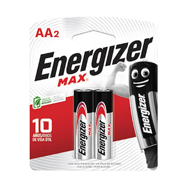 Pila Energizer Max Aa 2und