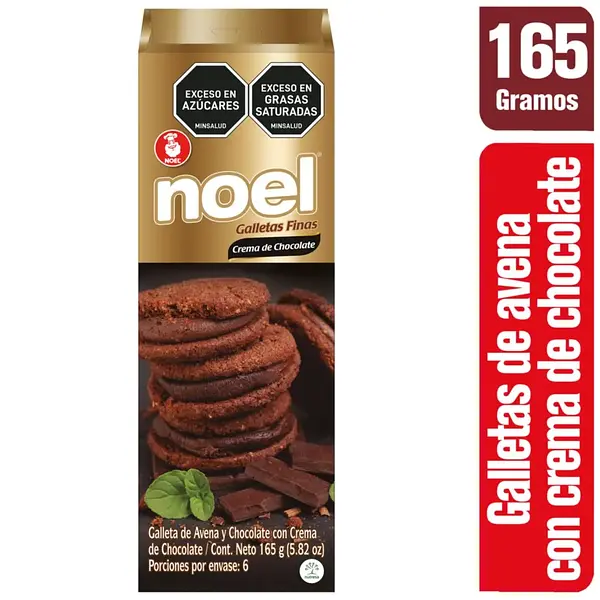 Galleta Noel De Avena Y Chocolate 165g