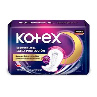 Toalla Kotex Nocturna 3d 6 Und