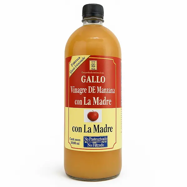 Vinagre De Manzana Madre Gallo 1000ml