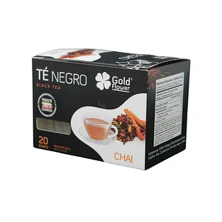 Te Negro Gold Flower Chai 20 Und