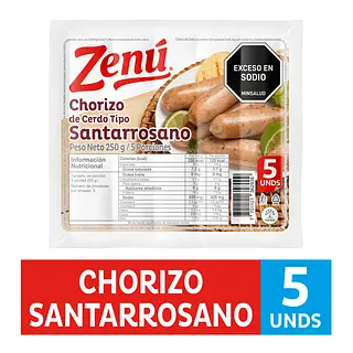 Chorizo Zenu Santarrosano 480g