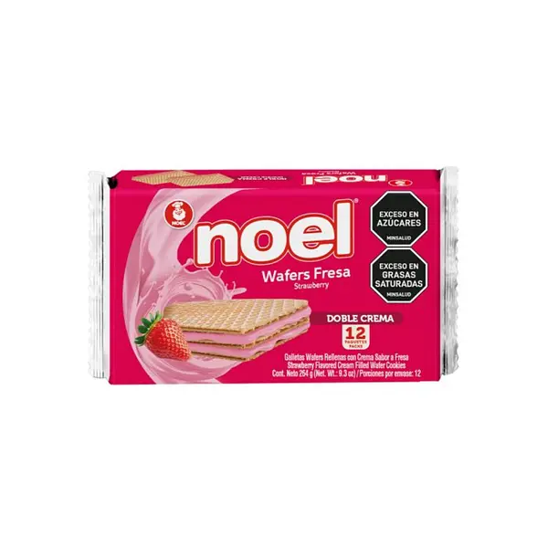 Galleta Wafers Noel Fresa 12*22g
