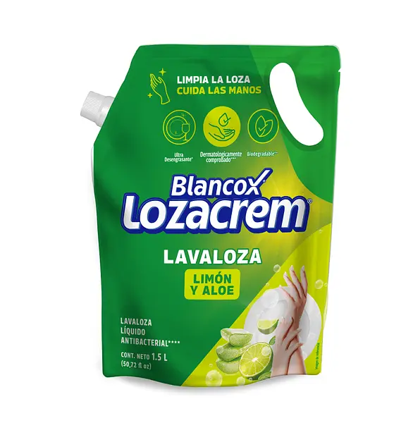 Lavaloza Blancox Lozacrem Doypack Limón 1.5l