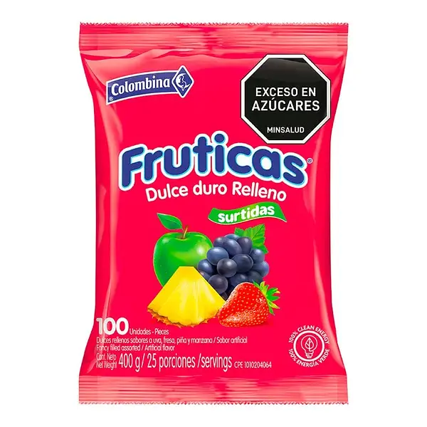 Dulces Fruticas Surtidas 400g