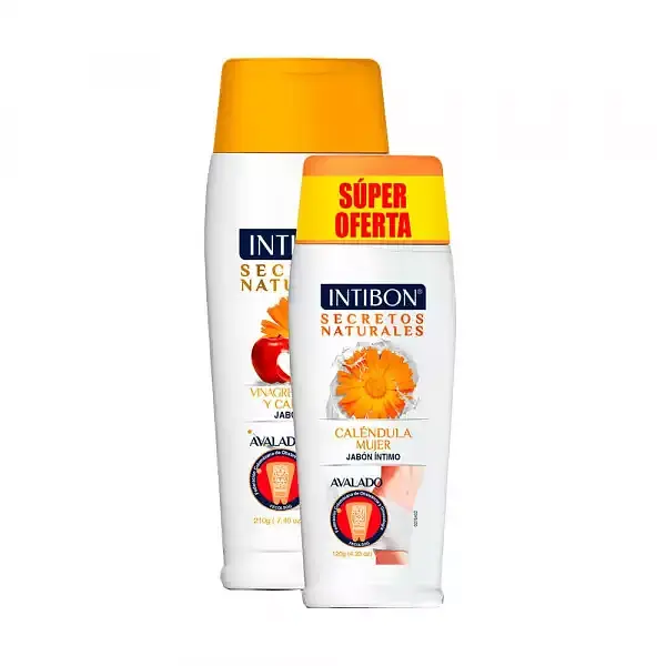 Jabon Intimo Intibon Manzana Calendula 210ml + 120ml