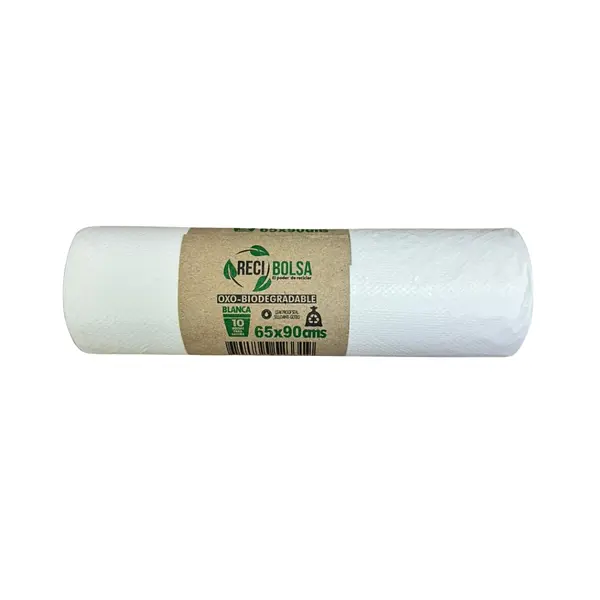 Bolsa Aseo Recibolsa Blanca 65*90cm 10und