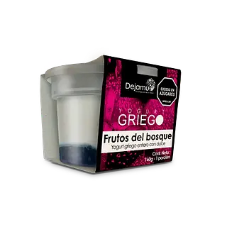 Yogurt Griego Dejamu Frutos Del Bosque 160g