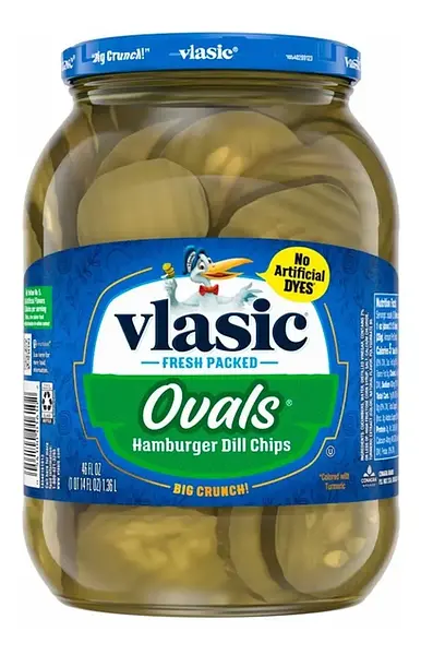 Pepinillos Rebanado Vlasic 1,36l