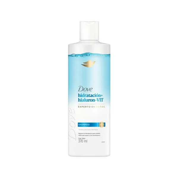 Shampoo Dove Hidratacion+ Hialuron 370ml