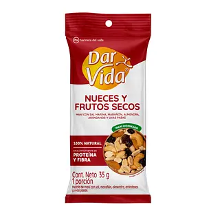 Nueces Frutos Secos Dar Vida 35g