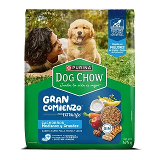 Purina Dog Chow Cachorro Medianos Y Grandes 475g