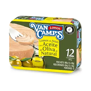 Atun Van Camps En Aceite De Oliva 12*80g