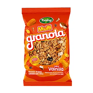 Multigranola Toning Sin Azucar Vainilla 850g