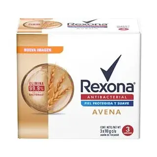 Jabon Baño Rexona 110g*3 Avena