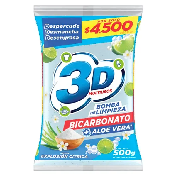 Det. 3d Multiusos X 500gr