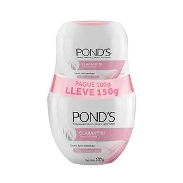 Crema Ponds Clarant B3 Grasa 100g + 50g
