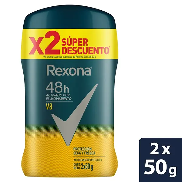 Desodorante Rexona Men Barra Vo Duo 50g