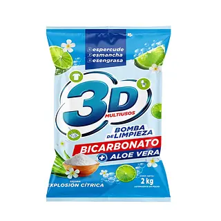 Detergente 3d Multiusos Bicarbonato 2k