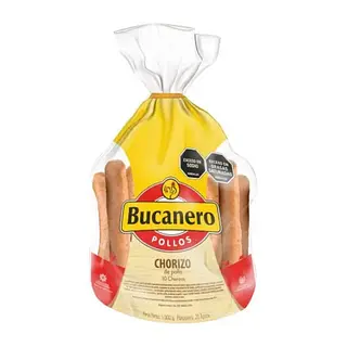 Chorizo Bucanero Paquete Por 10 Unidades / 1000gr